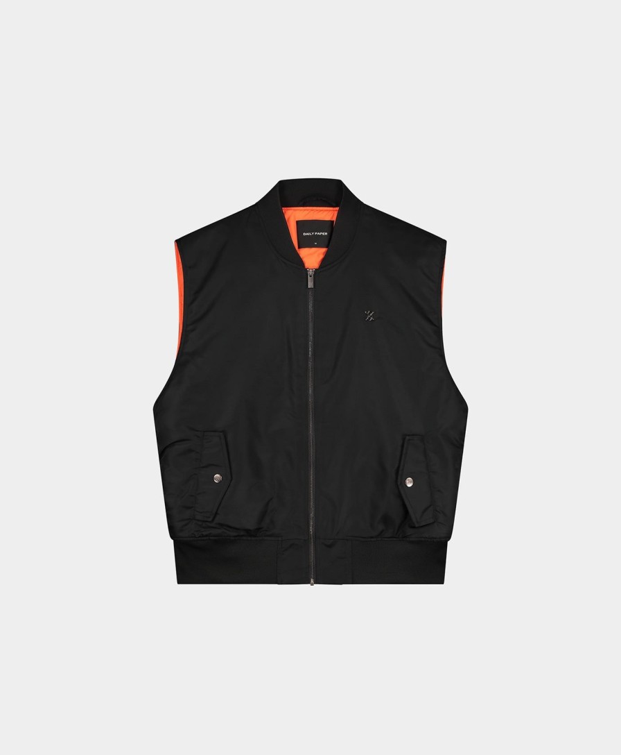 Daily Paper Jackets | Black Levon Vest