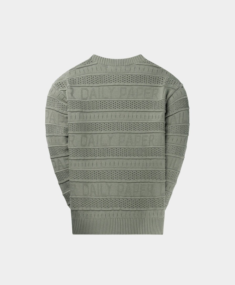 Daily Paper Knitwear | Grey Rajih Knit Sweater