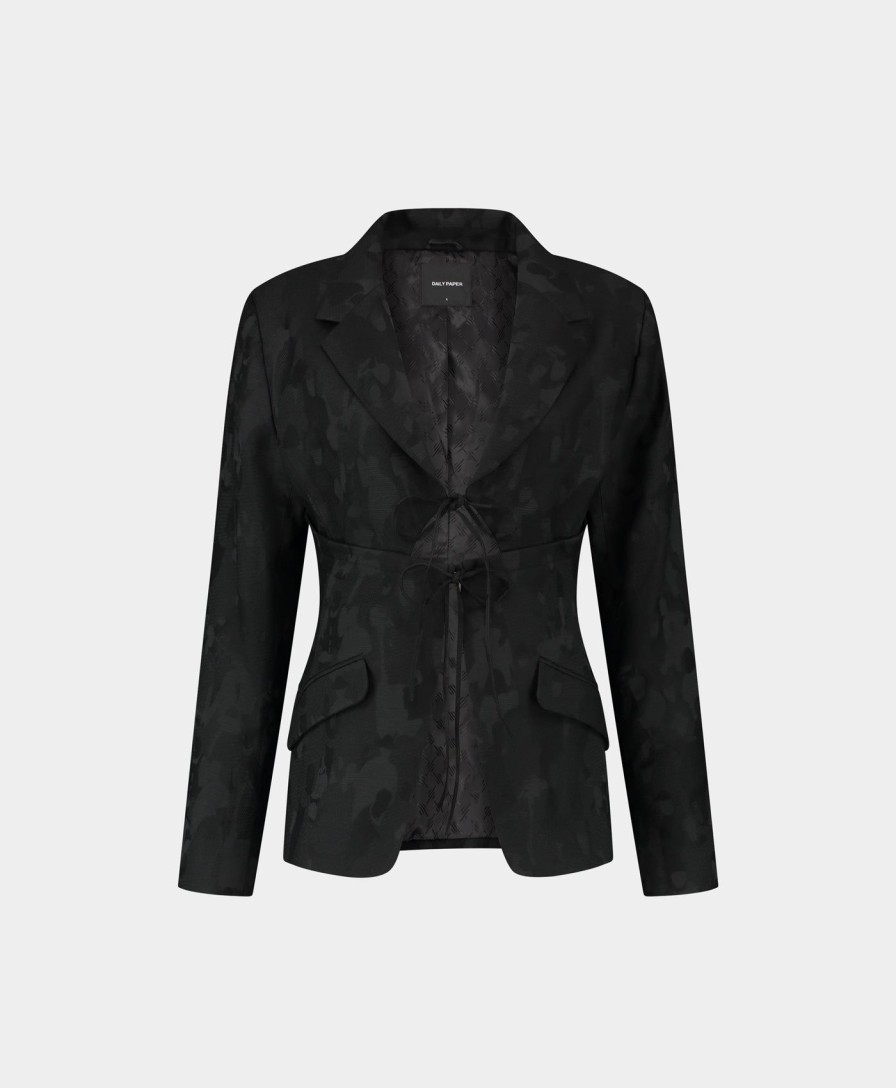 Daily Paper Jackets | Black Gianna Community Blazer