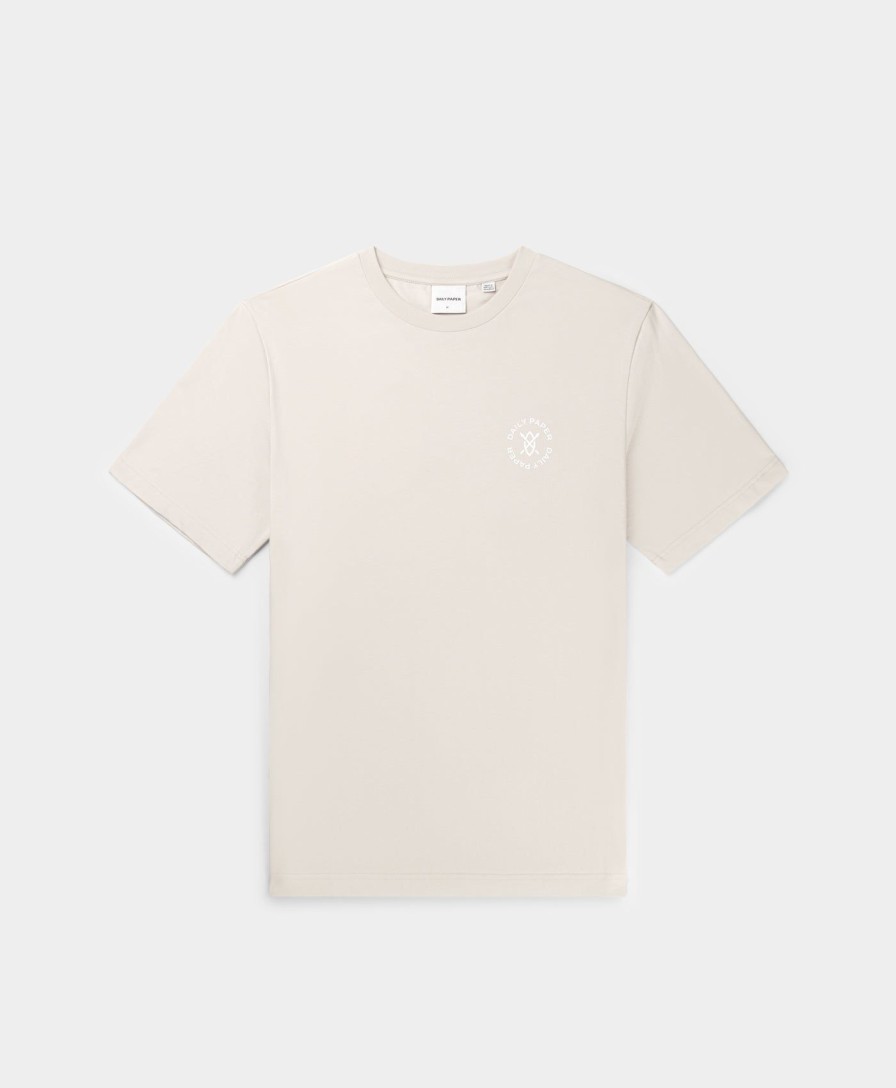 Daily Paper T-Shirts | Moonstruck Beige Circle T-Shirt