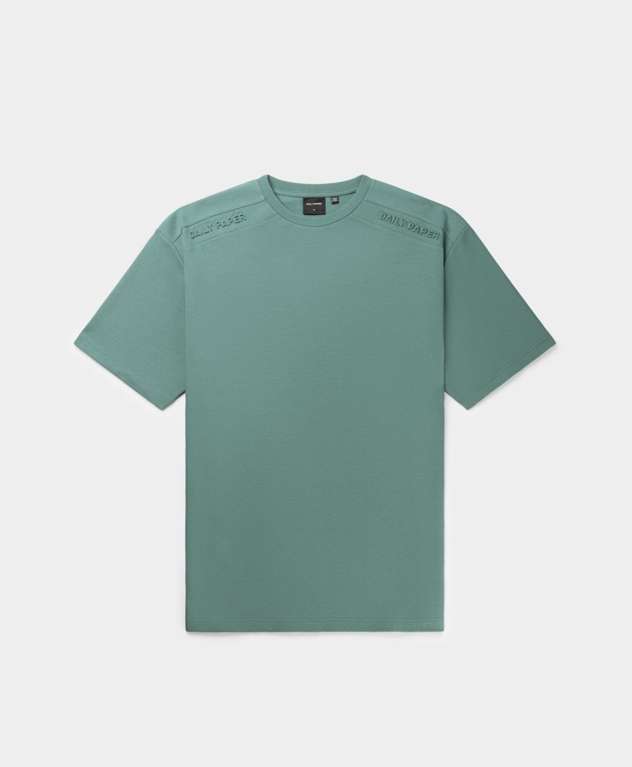 Daily Paper T-Shirts | Silver Green Juma Oversized T-Shirt