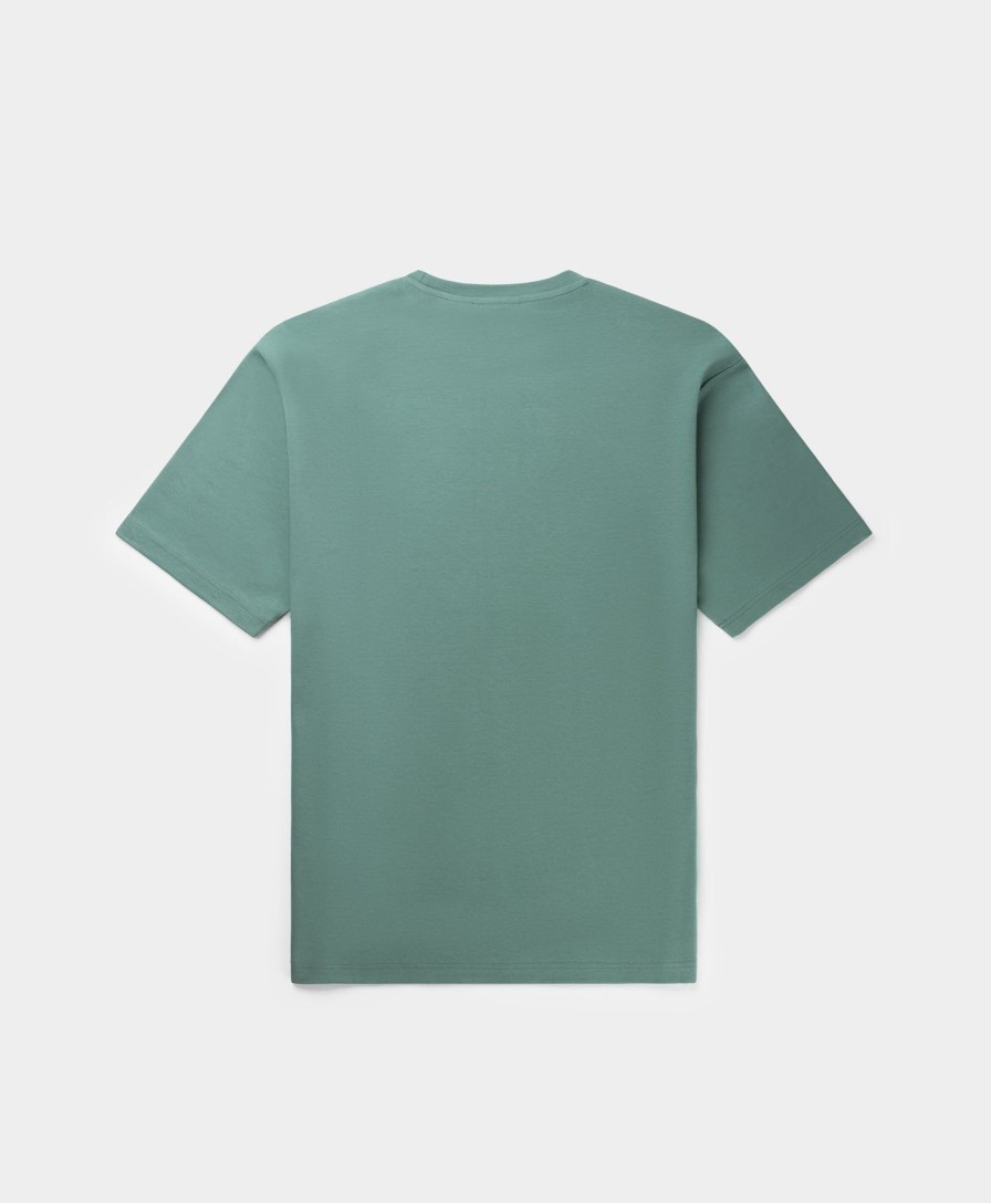 Daily Paper T-Shirts | Silver Green Juma Oversized T-Shirt