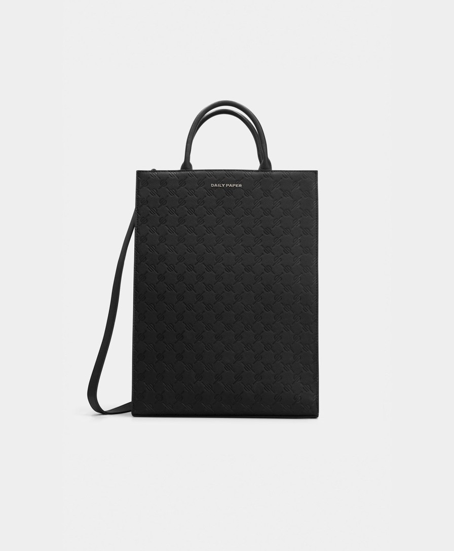 Daily Paper Bags | Black Mikeno Monogram Bag