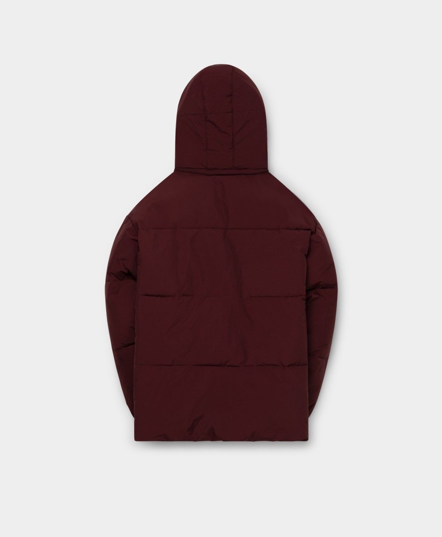 Daily Paper Jackets | Bordeaux Wine Nicole Puffer Jacket