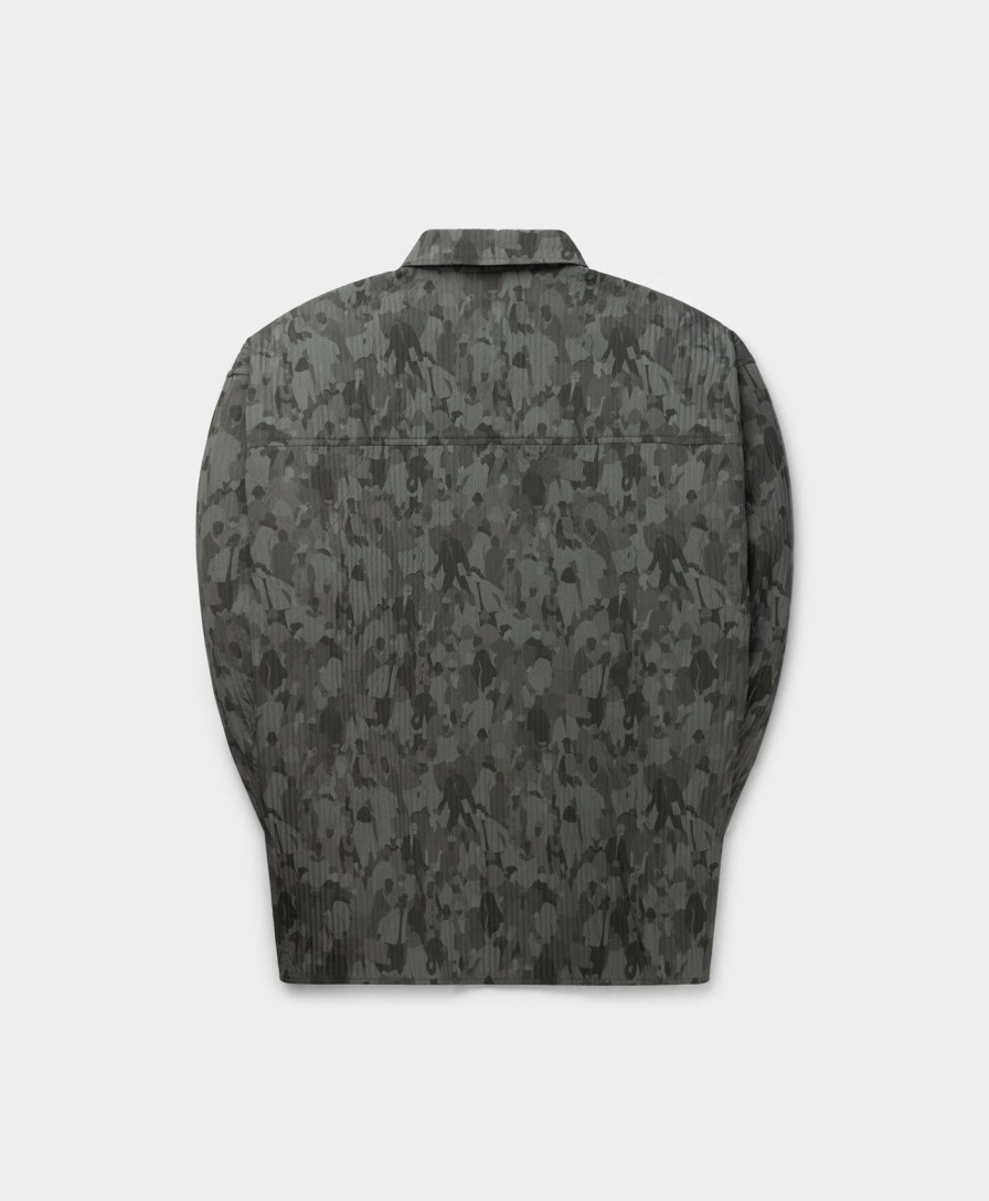 Daily Paper Shirts | Chimera Green Adetola Community Relaxed Longsleeve Shirt