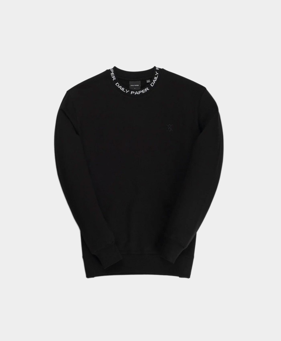 Daily Paper Hoodies & Sweaters | Black Erib Sweater