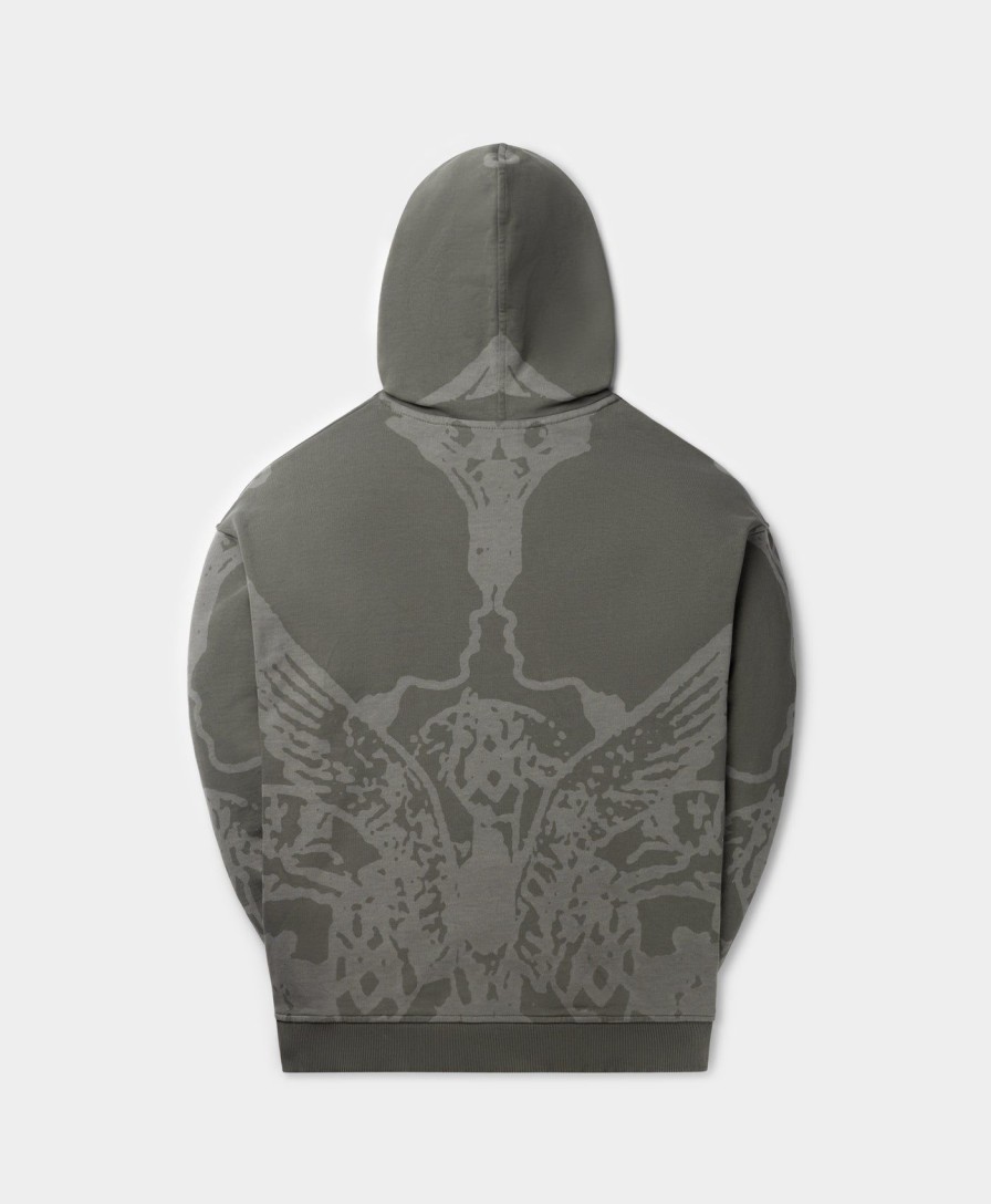 Daily Paper Hoodies & Sweaters | Chimera Green Secret Rhythm Oversized Hoodie