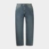 Daily Paper Pants | Sand Blue Amba Monogram Relaxed Jeans