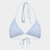 Daily Paper Swimwear | Halogen Blue Reya Monogram Bikini Top