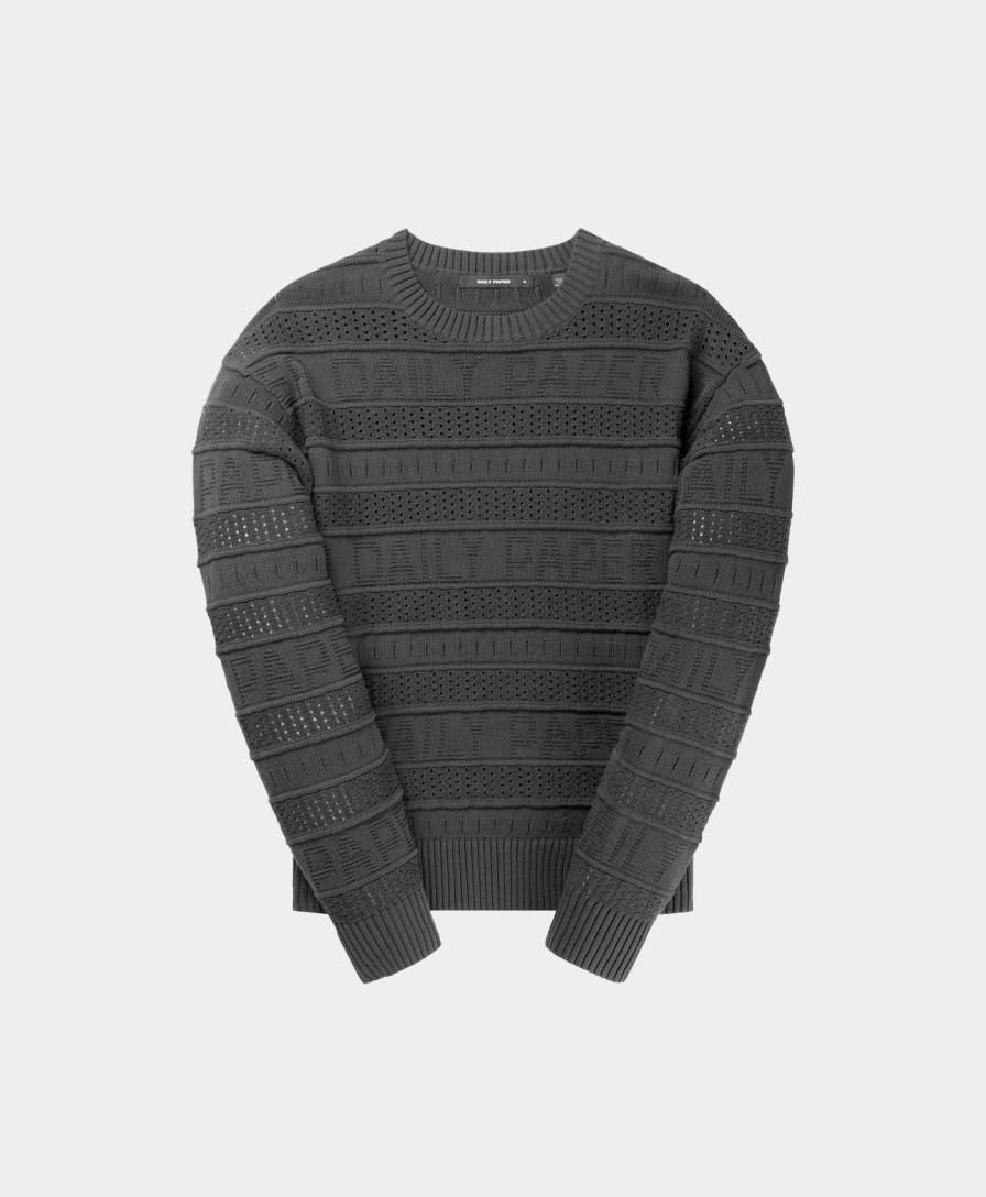 Daily Paper Knitwear | Black Rajih Knit Sweater