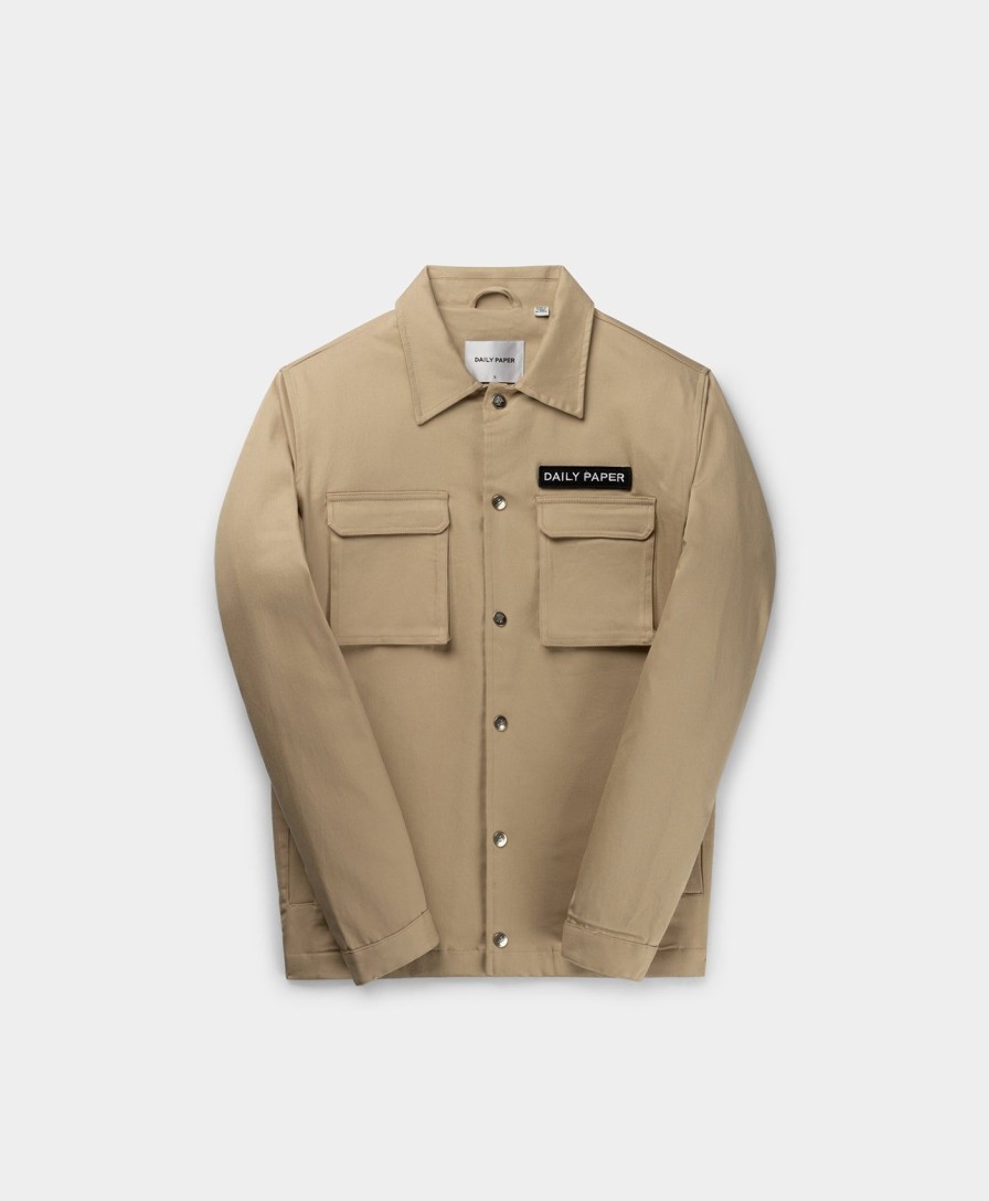 Daily Paper Jackets | Cargo Coach Jacket Beige