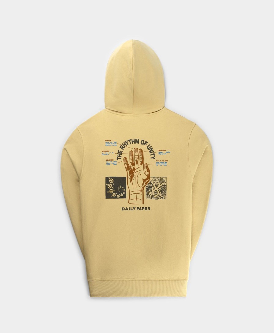 Daily Paper Hoodies & Sweaters | Taos Beige Identity Hoodie