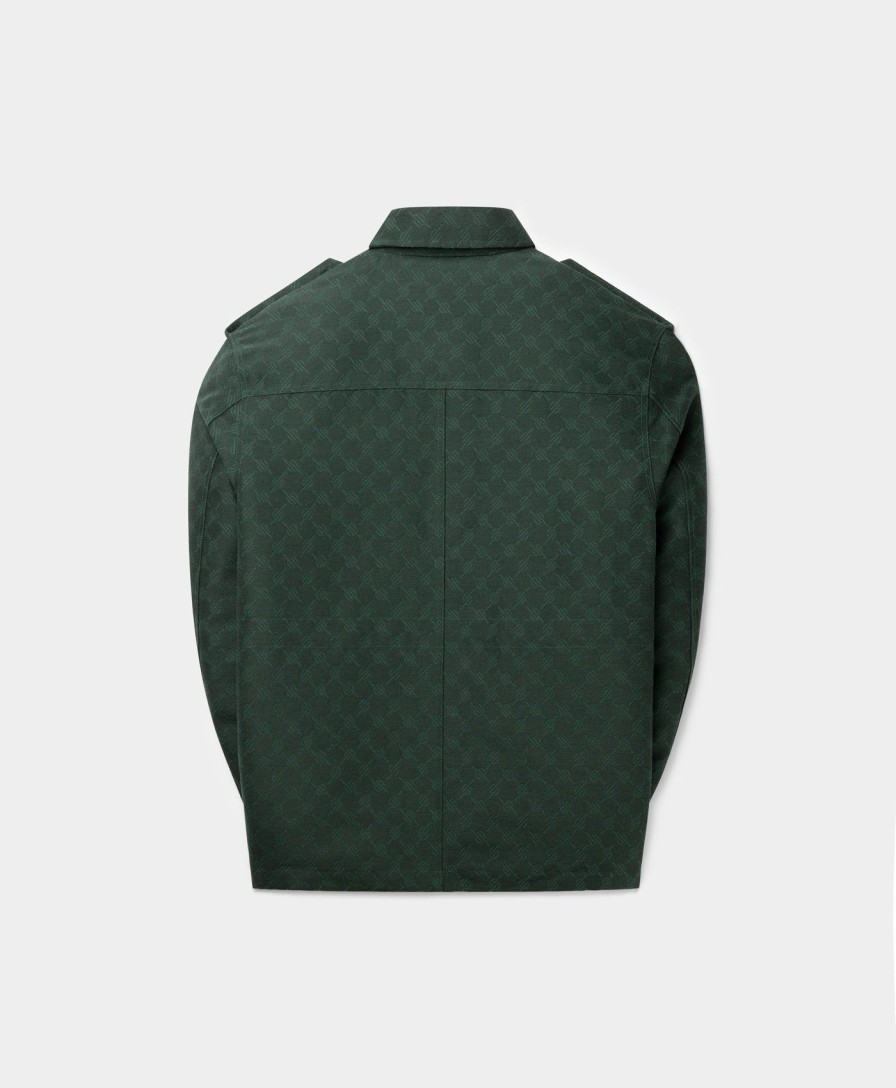 Daily Paper Jackets | Pine Green Imani Monogram Jacket