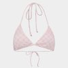 Daily Paper Swimwear | Ice Pink Reya Monogram Bikini Top