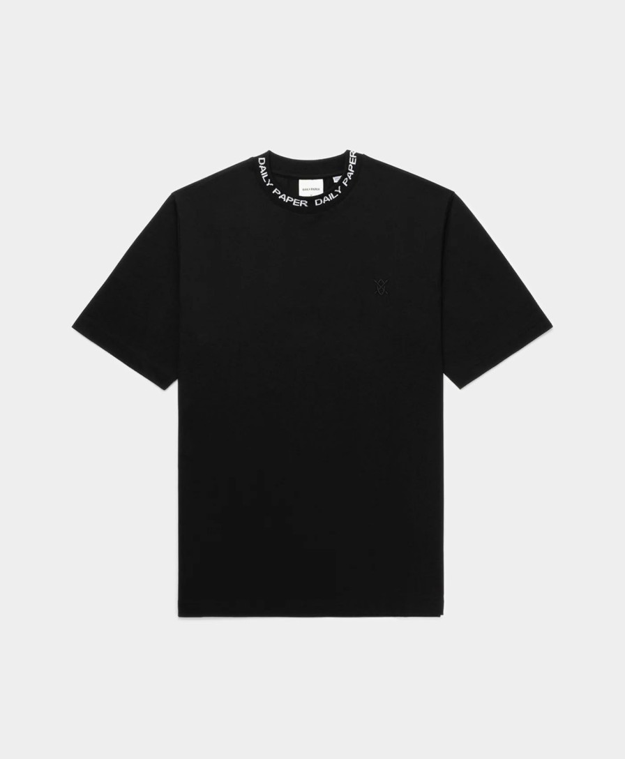 Daily Paper T-Shirts | Black Erib T-Shirt