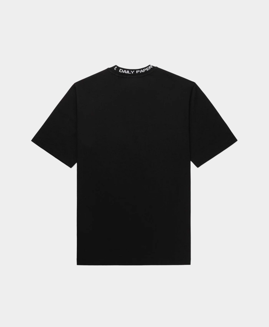 Daily Paper T-Shirts | Black Erib T-Shirt