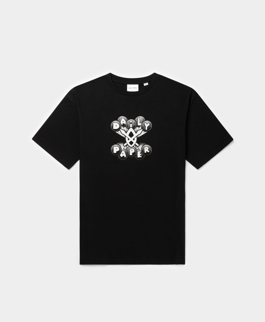 Daily Paper T-Shirts | Black Omar T-Shirt