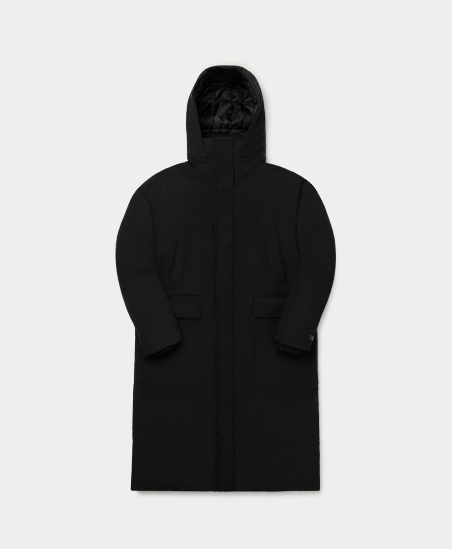 Daily Paper Jackets | Black Rowa Puffer Coat