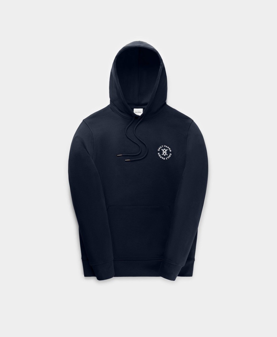 Daily Paper Hoodies & Sweaters | Deep Navy Circle Hoodie