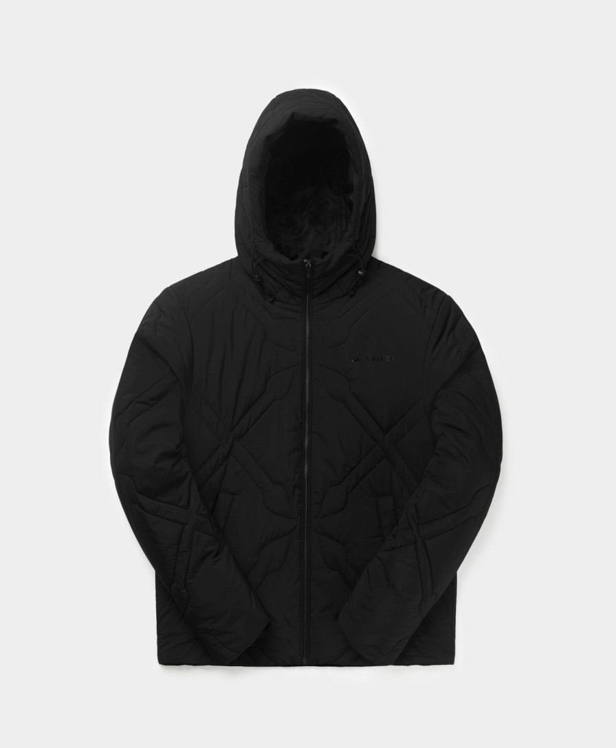 Daily Paper Jackets | Black Spear Padded Jacket