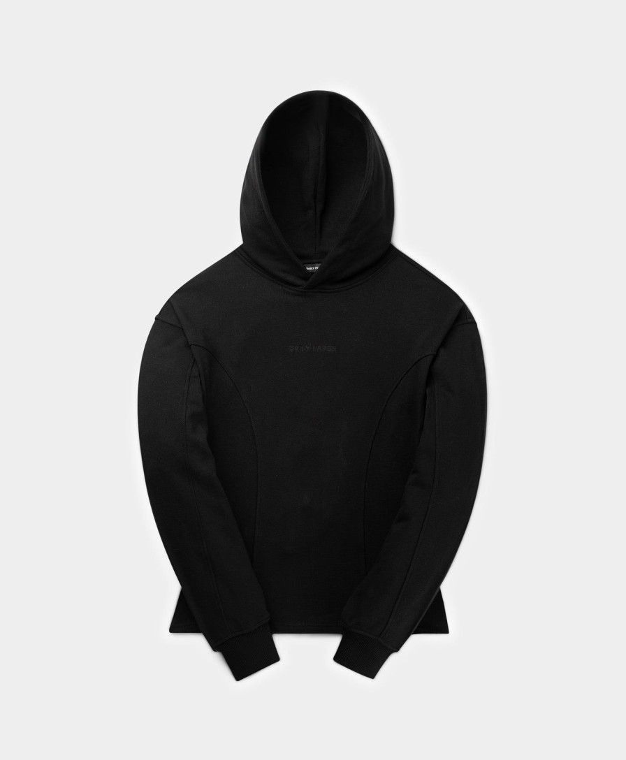 Daily Paper Hoodies & Sweaters | Black Zoe Open Back Hoodie