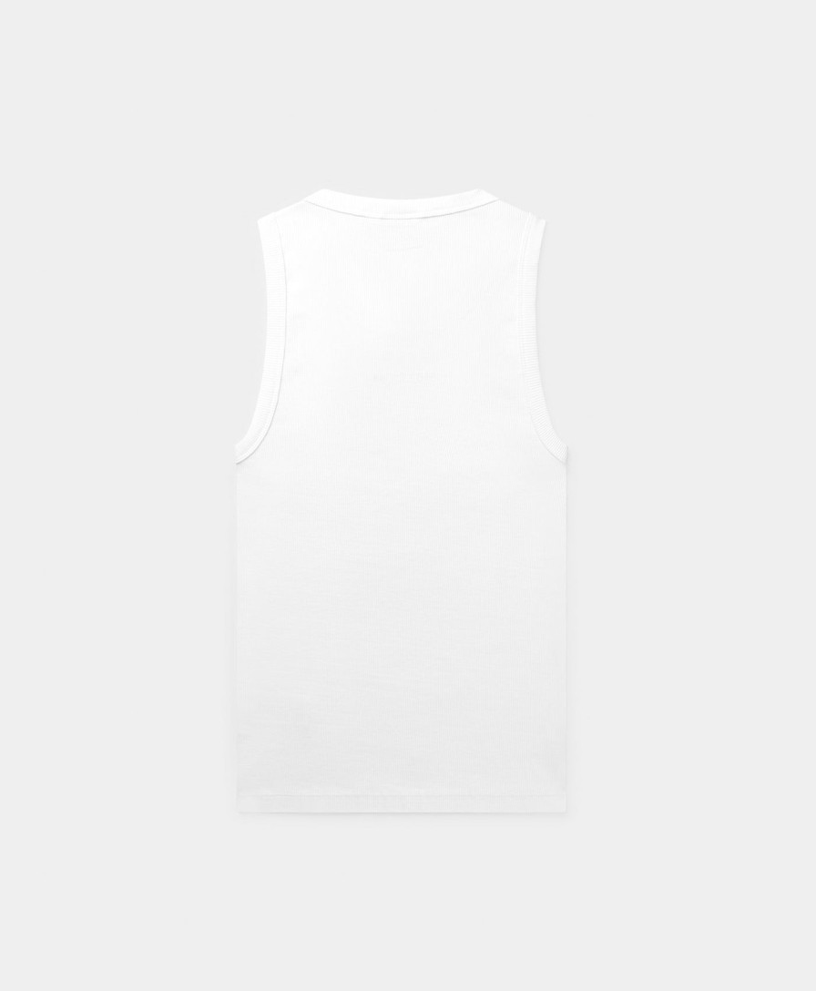 Daily Paper T-Shirts | White Logotype Tank Top