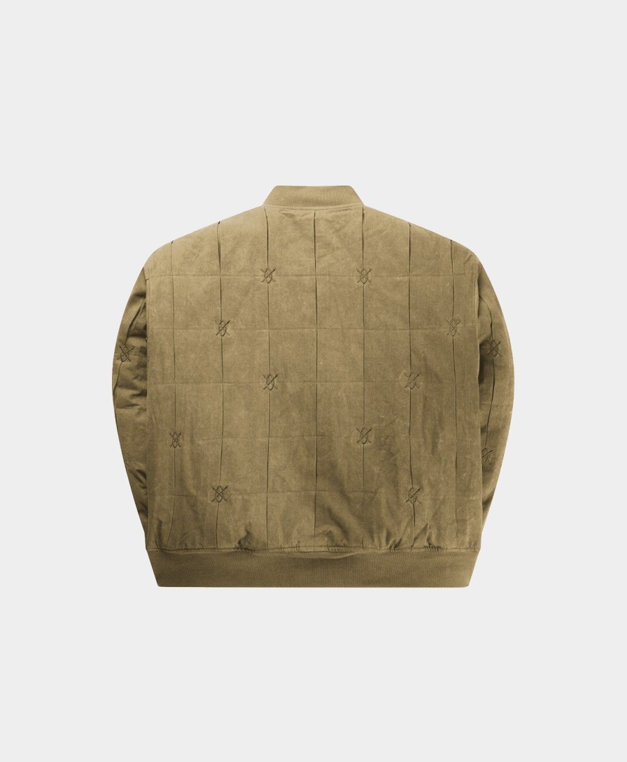 Daily Paper Jackets | Dark Beige Rasal Bomber Jacket