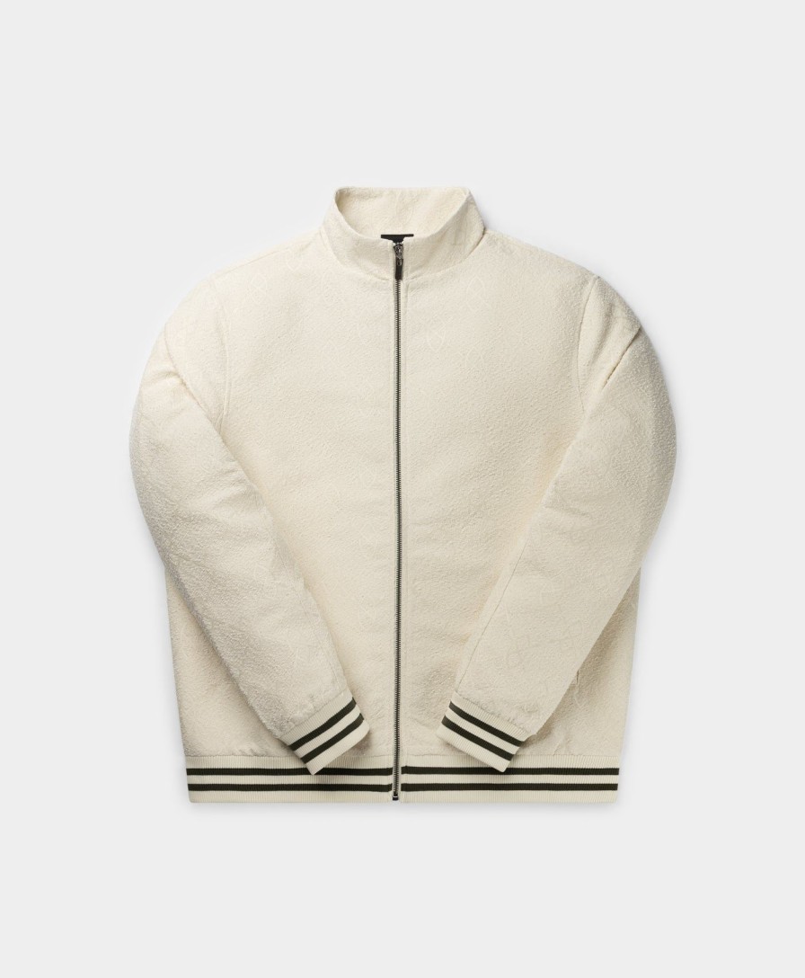 Daily Paper Jackets | Off White Shakir Boucle Track Jacket