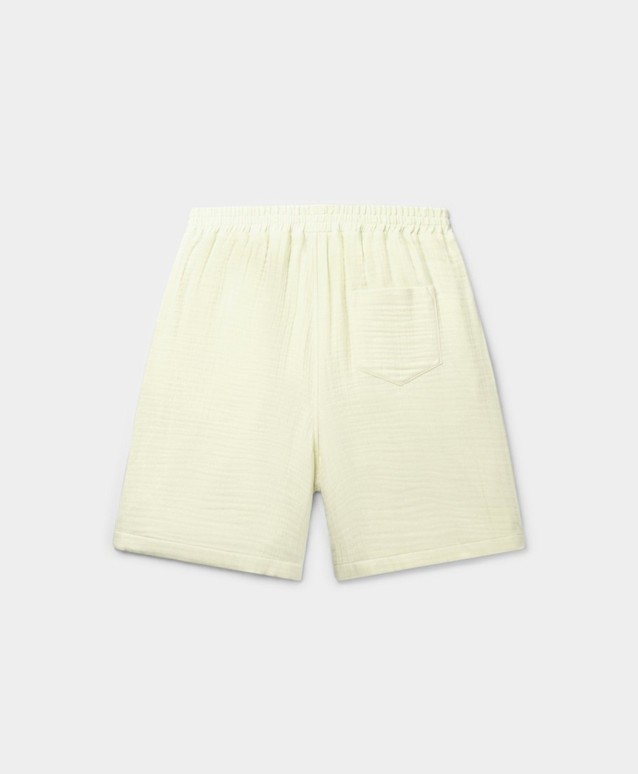 Daily Paper Shorts | Icing Yellow Enzi Seersucker Shorts