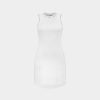 Daily Paper Dresses | White Erib Tank Dress