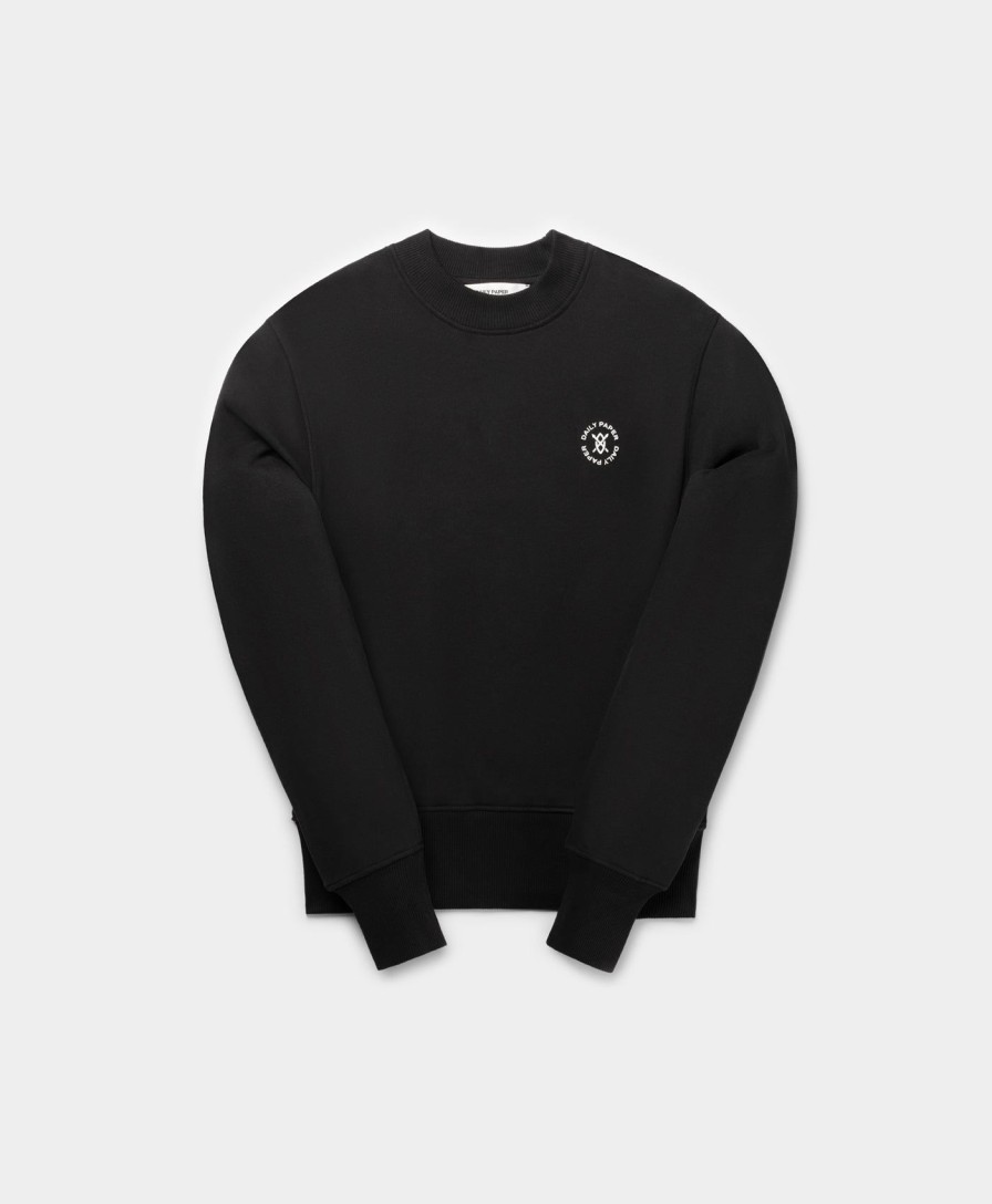 Daily Paper Hoodies & Sweaters | Black Evvie Circle Sweater