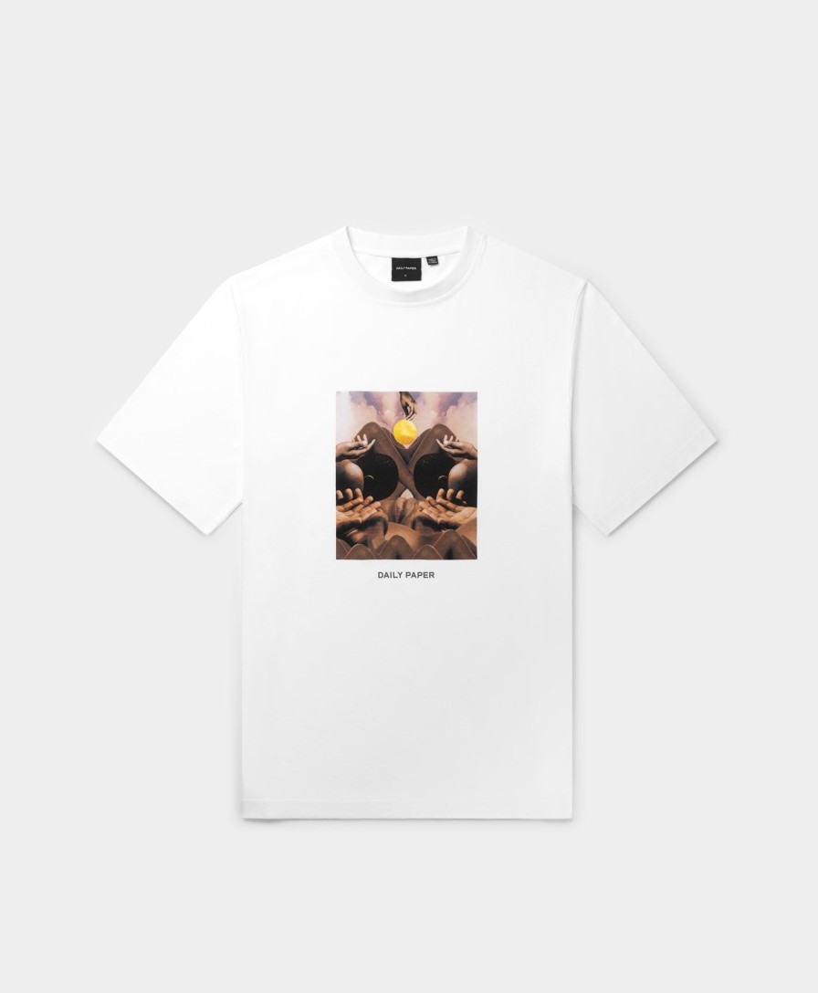 Daily Paper T-Shirts | White Landscape T-Shirt