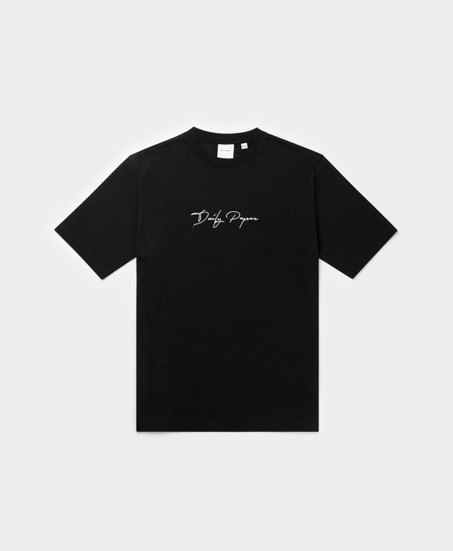 Daily Paper T-Shirts | Black Escript T-Shirt