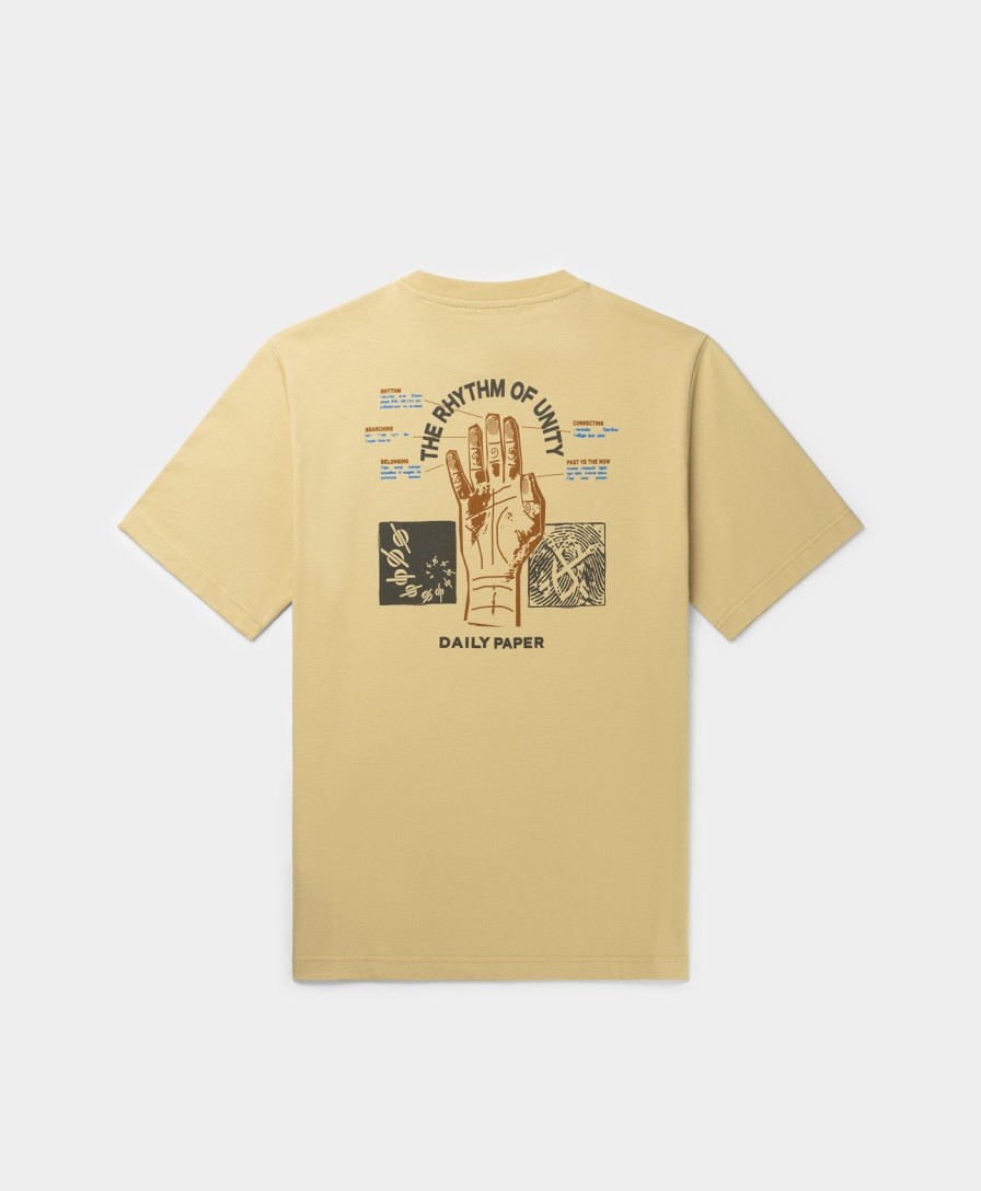 Daily Paper T-Shirts | Taos Beige Identity T-Shirt