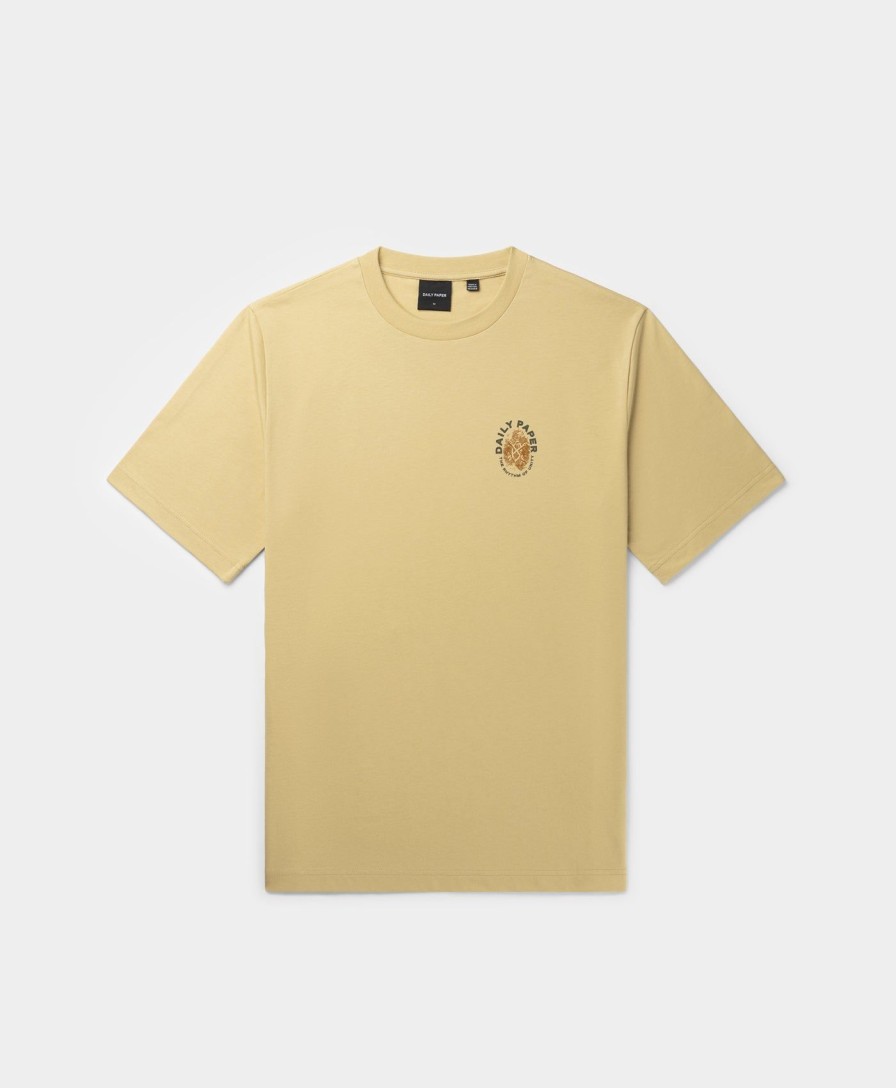 Daily Paper T-Shirts | Taos Beige Identity T-Shirt