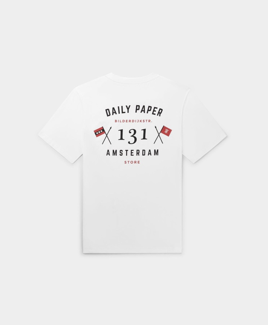 Daily Paper T-Shirts | White Amsterdam Flagship Store T-Shirt