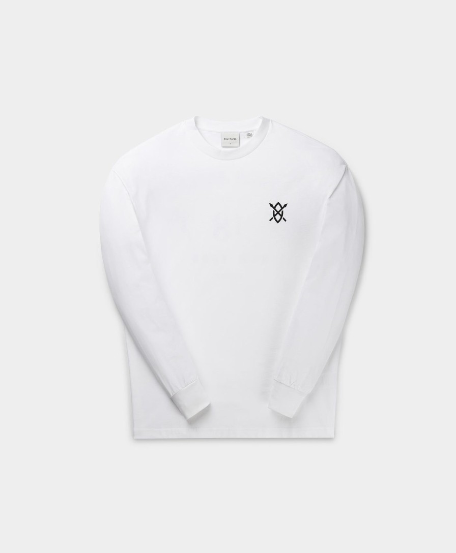 Daily Paper Tops | White Black New York Flagship Store Longsleeve