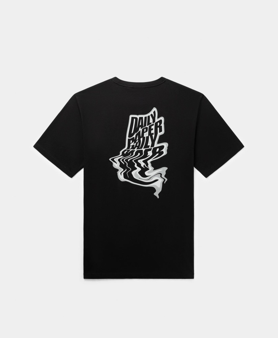 Daily Paper T-Shirts | Black Reflection T-Shirt