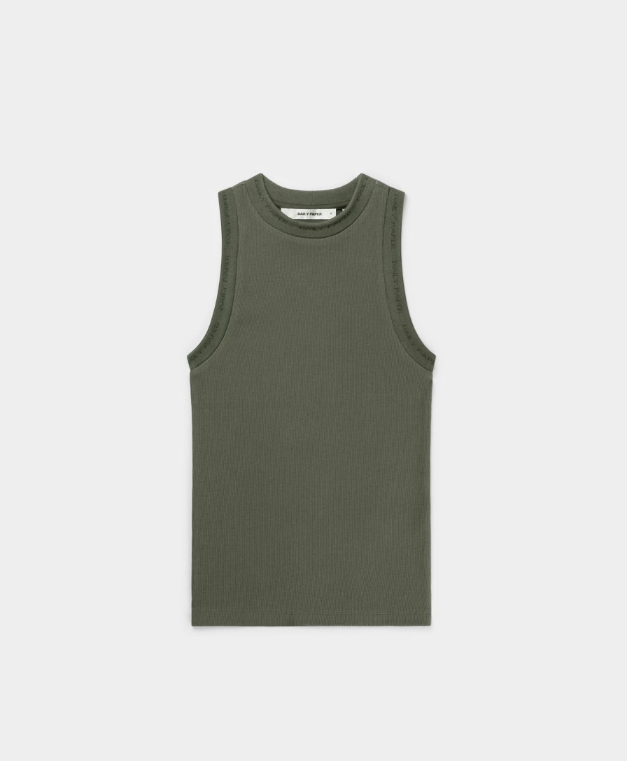 Daily Paper Tops | Chimera Green Erib Tanktop