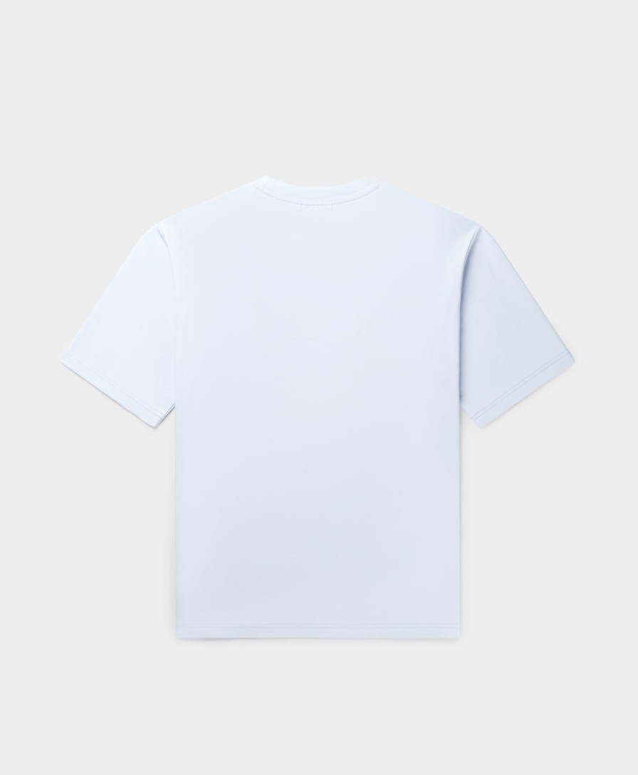 Daily Paper T-Shirts | Halogen Blue United Type Boxy T-Shirt