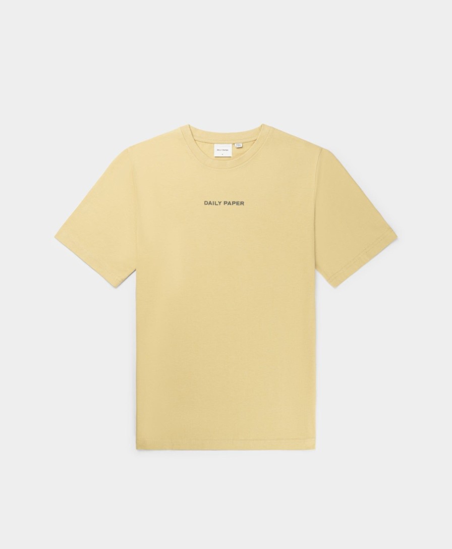 Daily Paper T-Shirts | Taos Beige Logotype T-Shirt