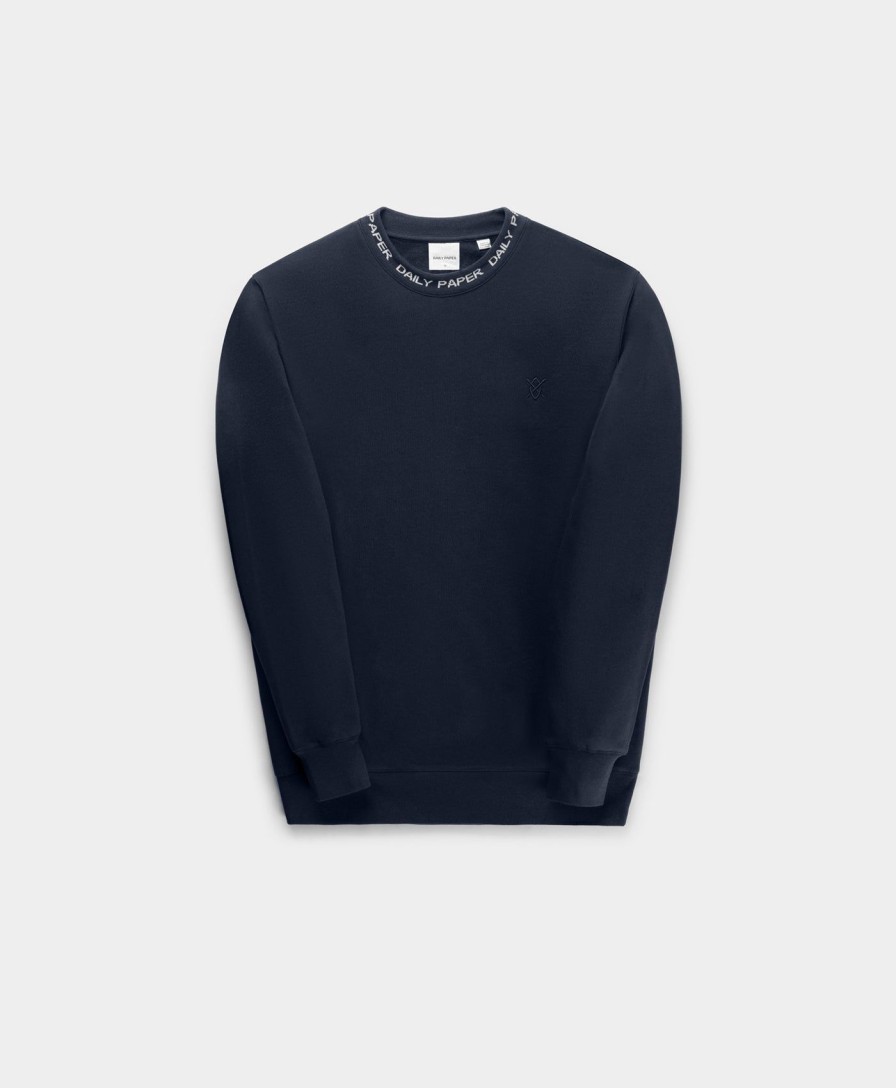 Daily Paper Hoodies & Sweaters | Deep Navy Erib Sweater