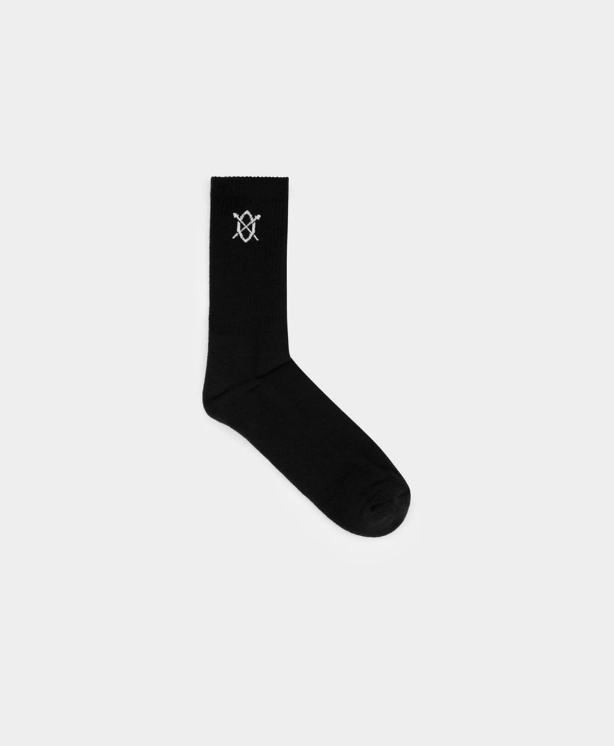 Daily Paper Socks | Black Essential Logo Socks