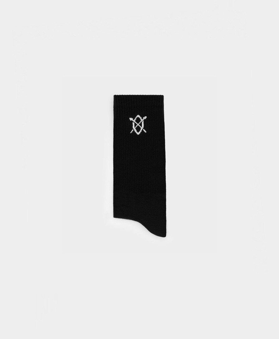 Daily Paper Socks | Black Essential Logo Socks