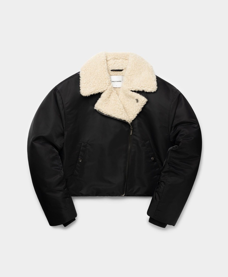 Daily Paper Jackets | Black Lyan Bomber Jacket