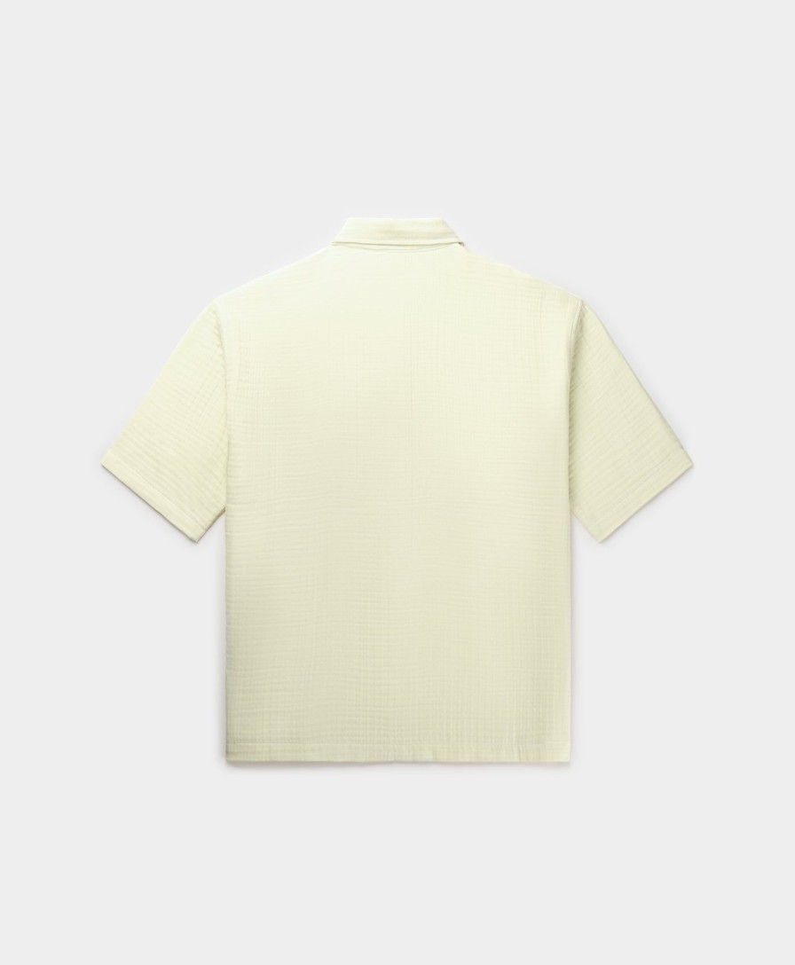 Daily Paper Shirts | Icing Yellow Enzi Seersucker Shirt