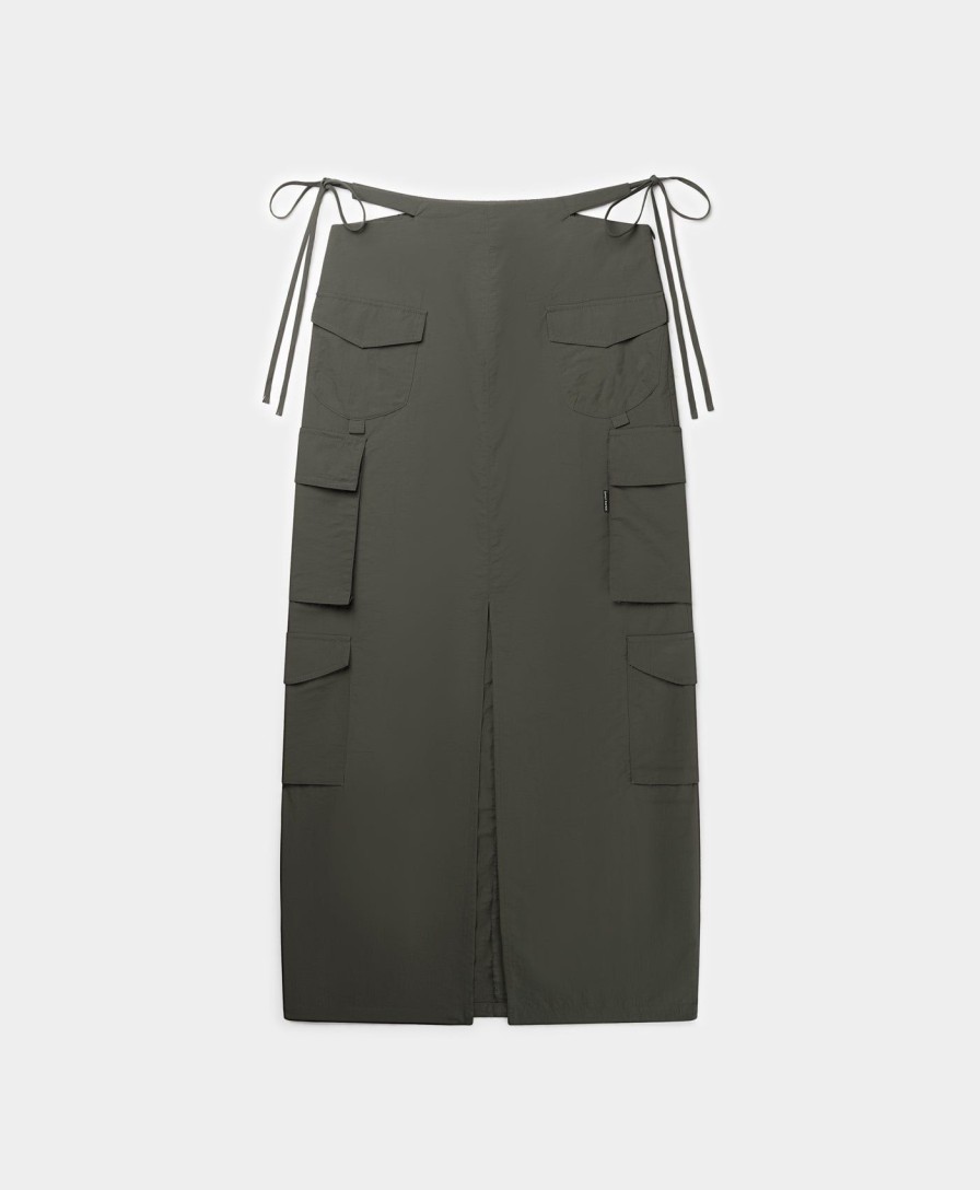 Daily Paper Skirts | Chimera Grey Zora Cargo Skirt