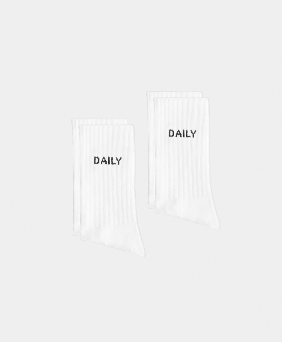 Daily Paper Socks | White Etype Sock 2-Pack