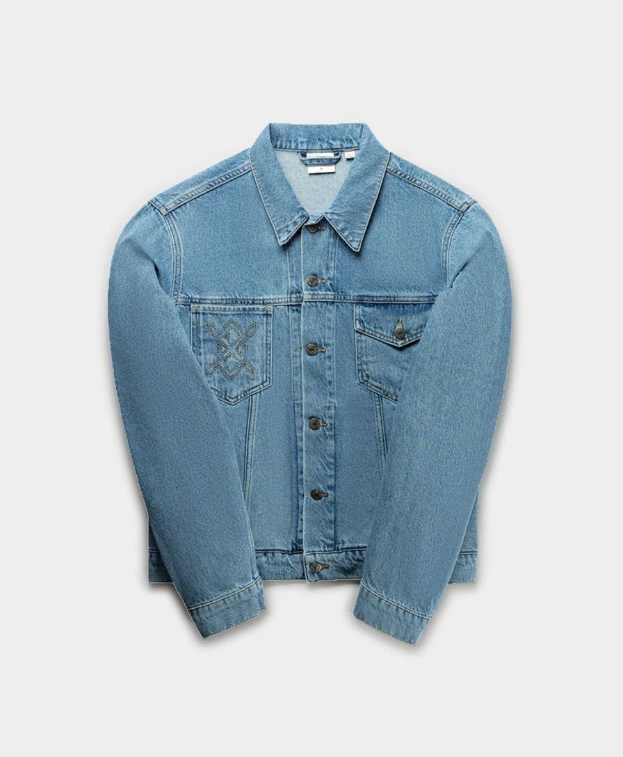 Daily Paper Jackets | Light Blue Nunise Denim Jacket