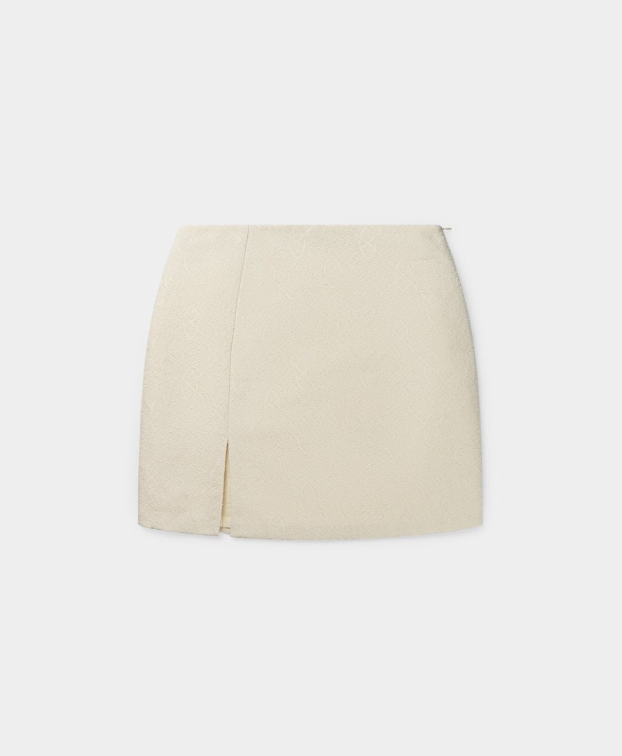 Daily Paper Skirts | Off White Kaya Shield Boucle Skirt